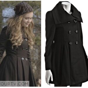 ISO Betsey Johnson Babydoll Pleated Coat